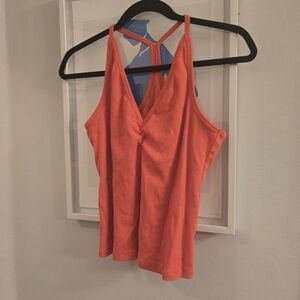 Women's Red Sleeveless Top
